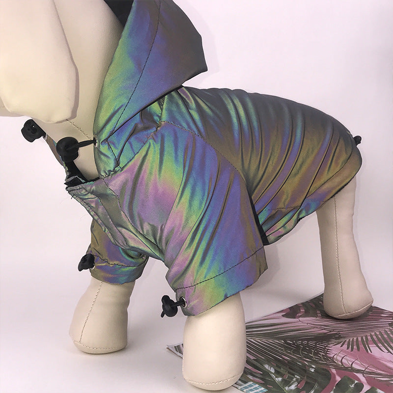 Thickened Reflective Pet Cotton Jacket Rash Coat: The Perfect Blend of Style and Safety